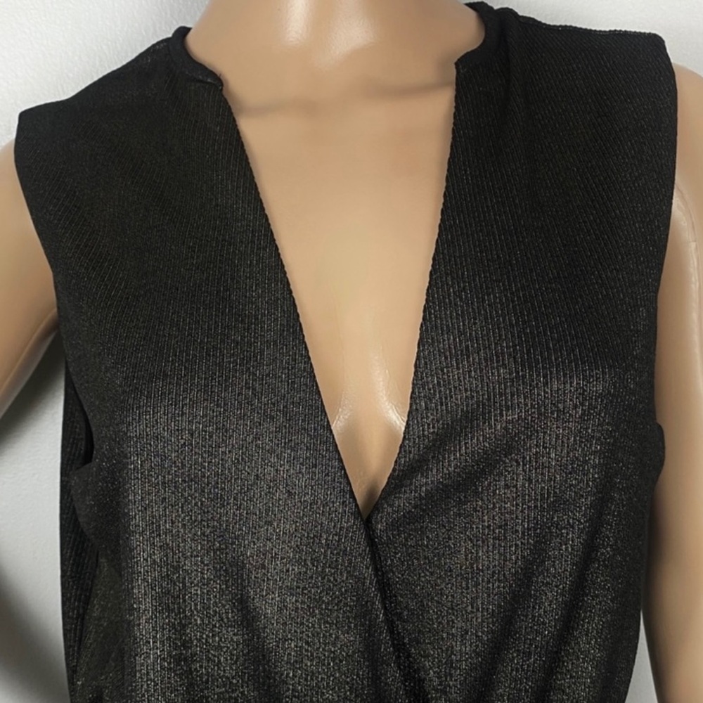NEW BISHOP + YOUNG BLACK METALLIC JUMPSUIT - Picture 4 of 8